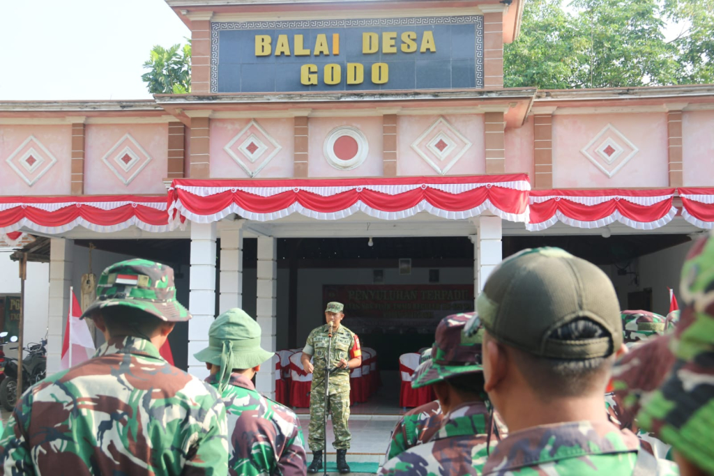Dansatgas Pimpin Apel Pagi Personel Satgas TMMD KE 128 Kodim 0718/Pati