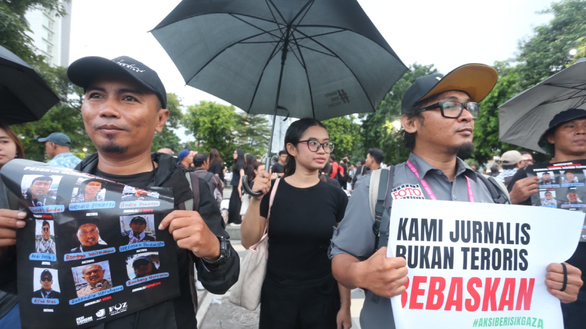 AJI dan PFI Surabaya Desak Pembebasan Jurnalis Indonesia yang Ditahan Israel