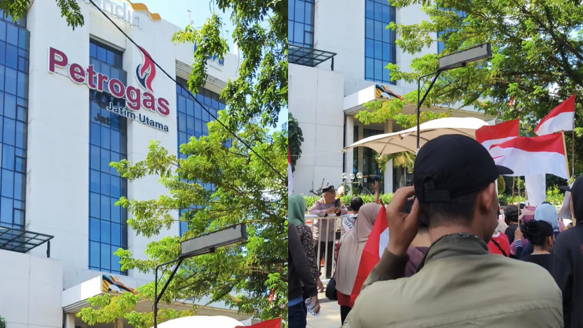 JMP Demo PT PJU Surabaya, Soroti Dugaan Nepotisme Dana CSR di Banyuwangi
