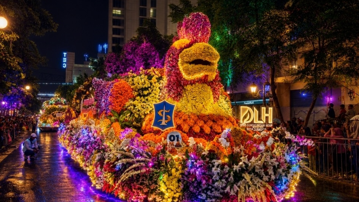 Surabaya Vaganza Festival of Lights Digelar Malam Ini, Dishub Siapkan 15 Titik Parkir