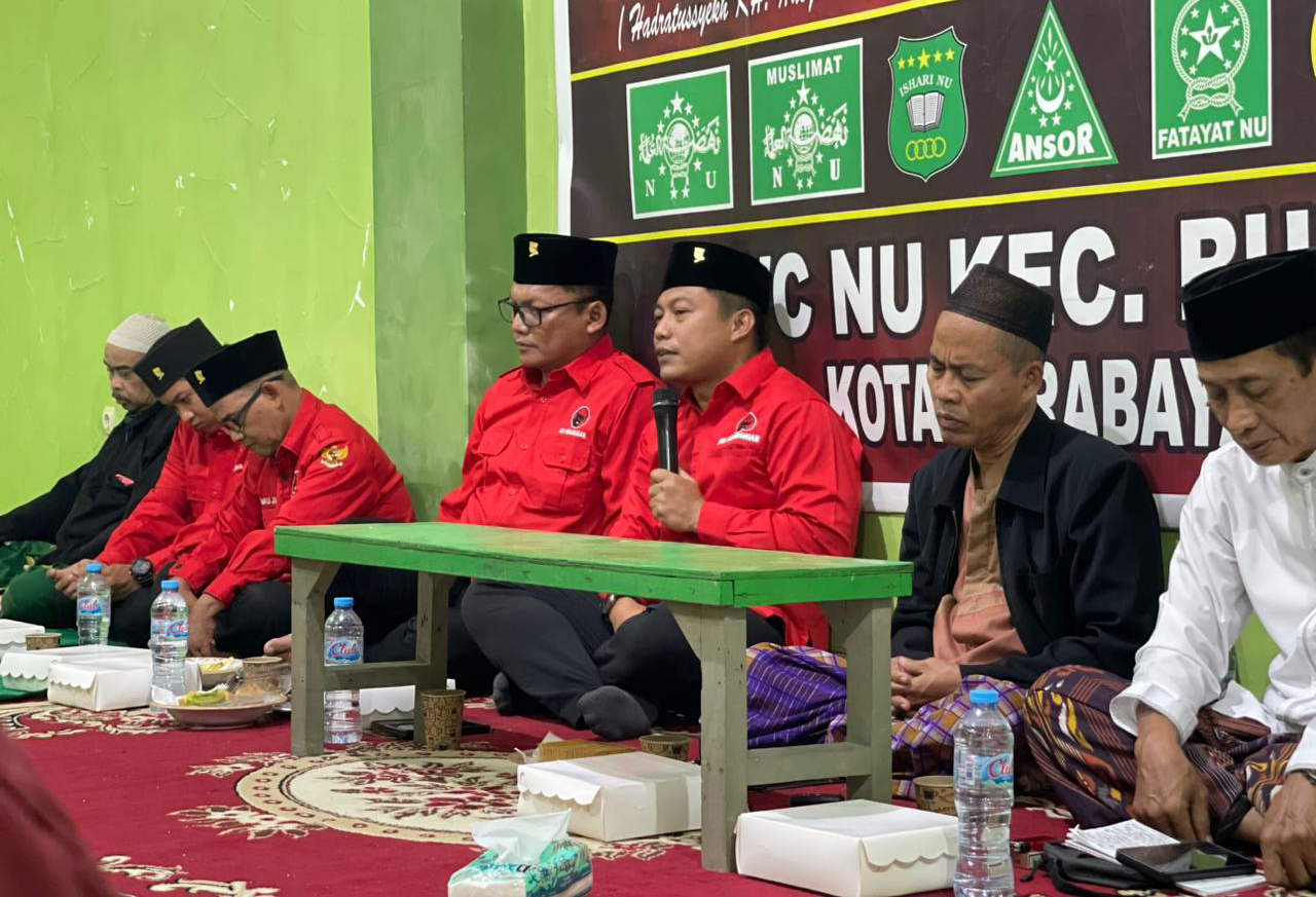 Bulan Bung Karno 2026, PDI Perjuangan Bulak Silaturahmi ke MWCNU untuk Perkuat Persatuan