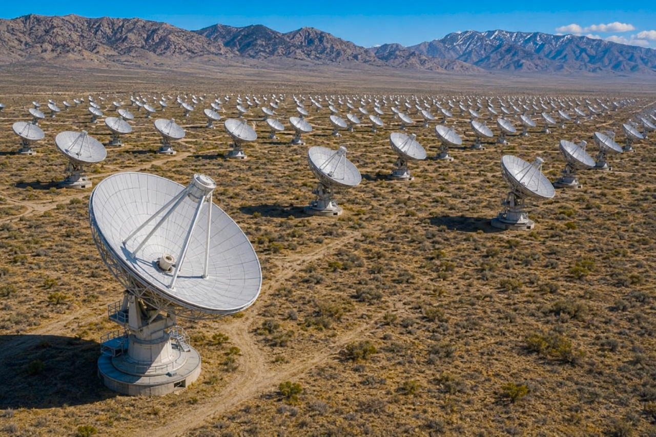 Deep Synoptic Array Siap Ubah Astronomi Radio dengan 1.650 Antena