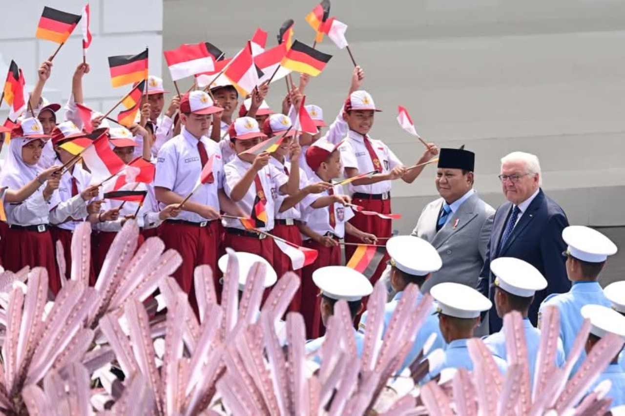 Sambut Presiden Jerman di Istana, Prabowo Ungkap Alasan Negeri Ini Istimewa bagi Indonesia