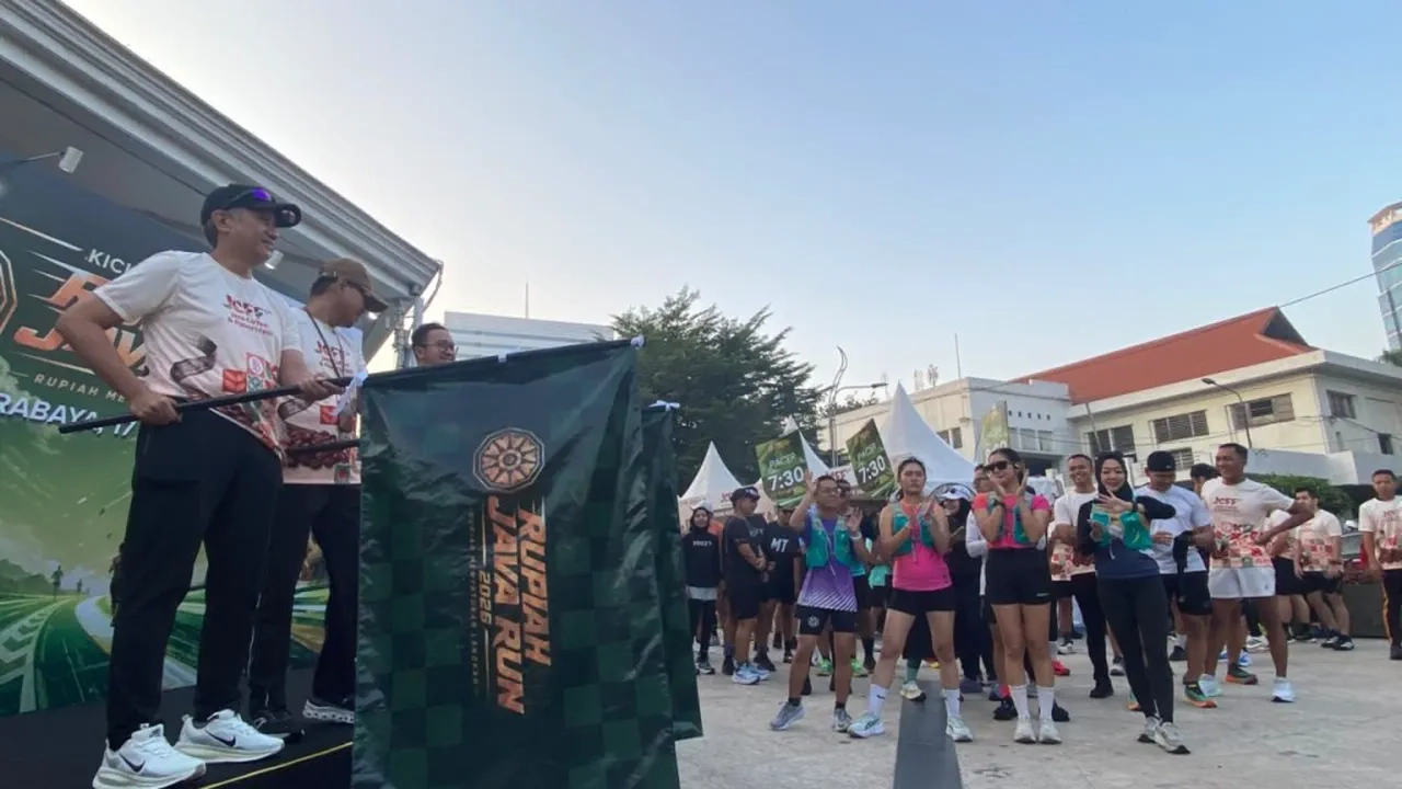 Kampanye Cinta Rupiah, BI Jatim Gelar Rupiah Java Run 2026 di Surabaya