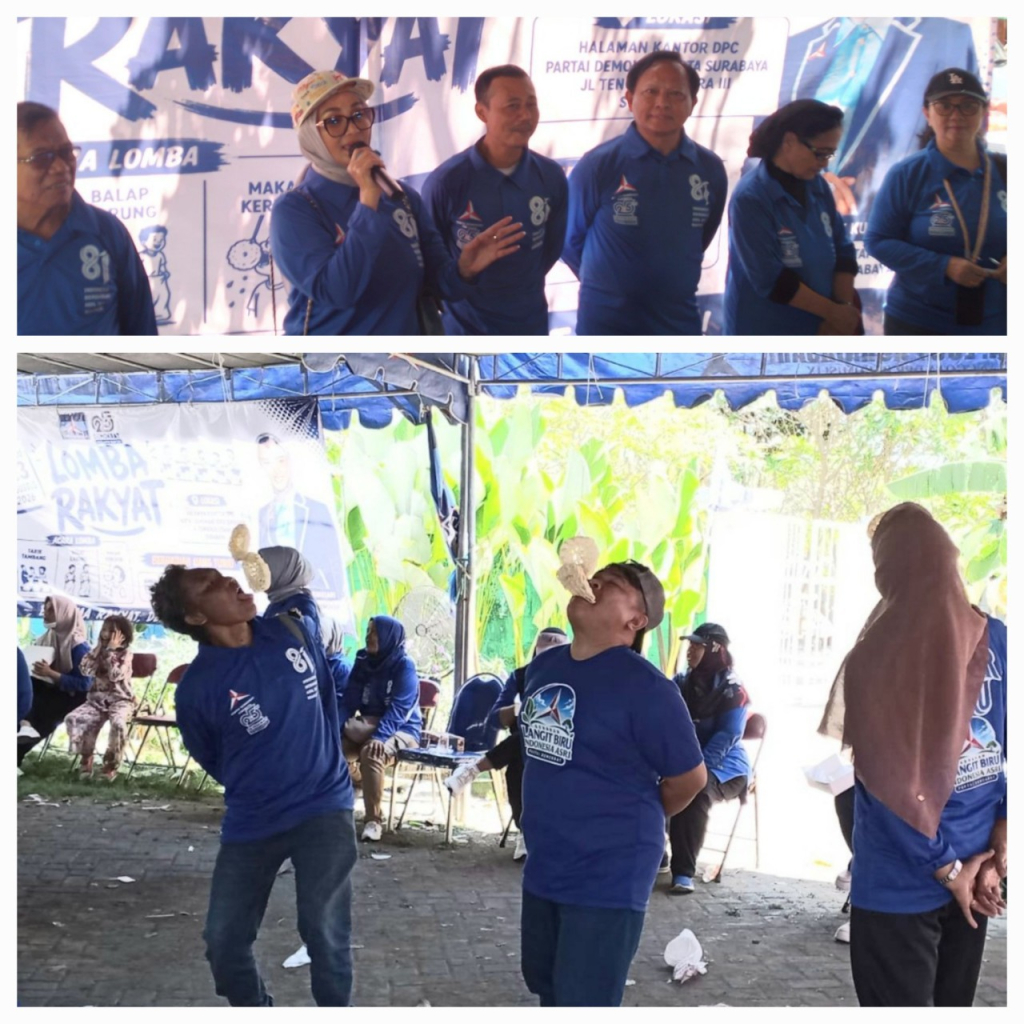 Demokrat Surabaya Gelar Lomba Rakyat Semarakkan HUT ke-25