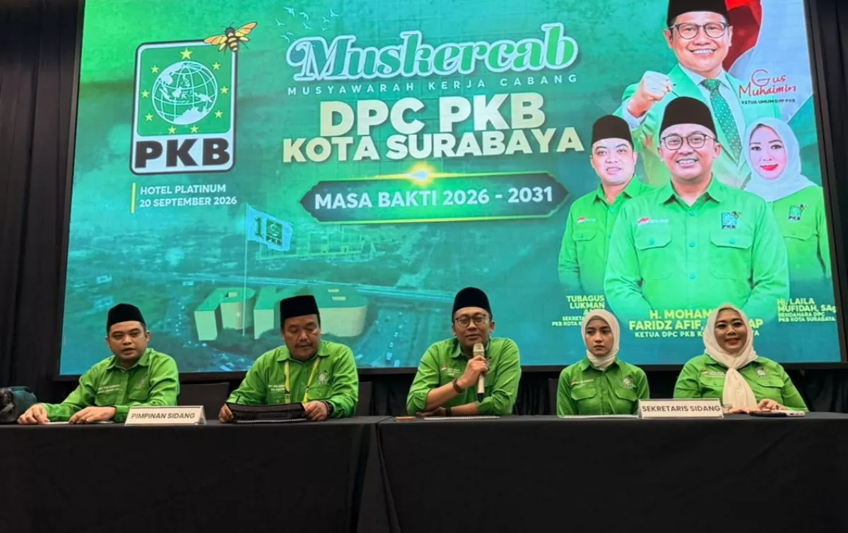 Bawa Filosofi Perjuangan Santri, Muskercab PKB Surabaya Bidik 8 Kursi DPRD di Pemilu 2029
