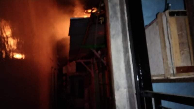 Karena Sebatang Rokok, Empat Rumah di Purbalingga Hangus Terbakar