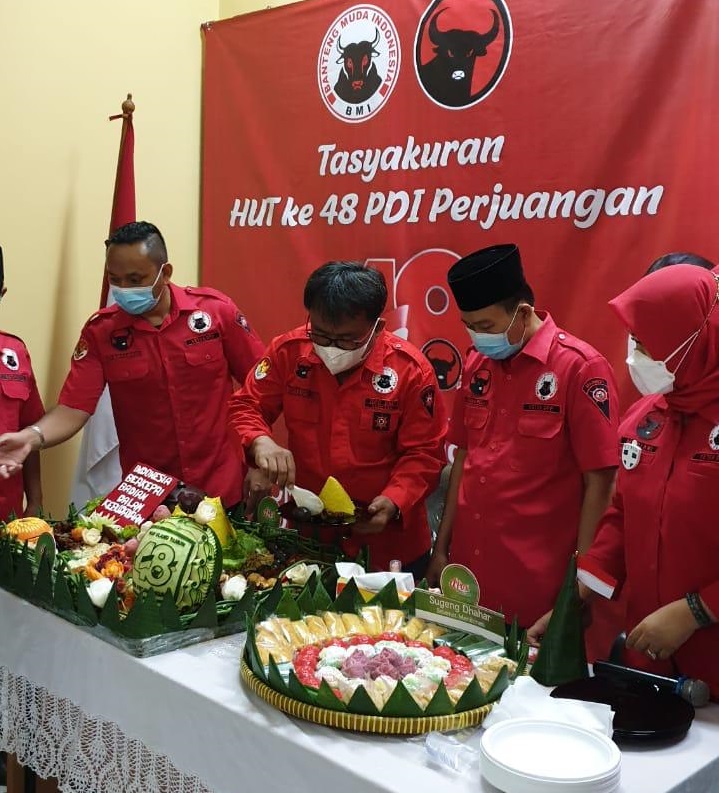 Peringati HUT PDI Perjuangan ke-48th,BMI Gelar Santunan Yatim Piatu  