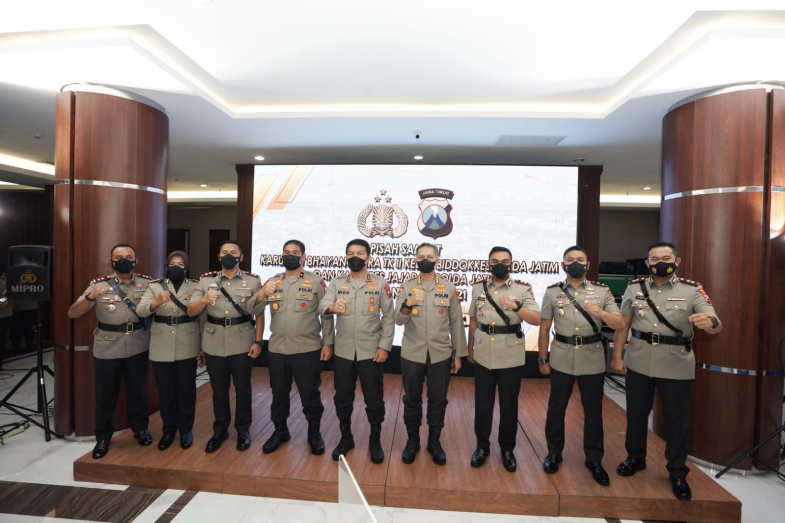 Kapolda Jatim Laksanakan Sertijab Karumkit Bhayangkara Tk II Kediri 