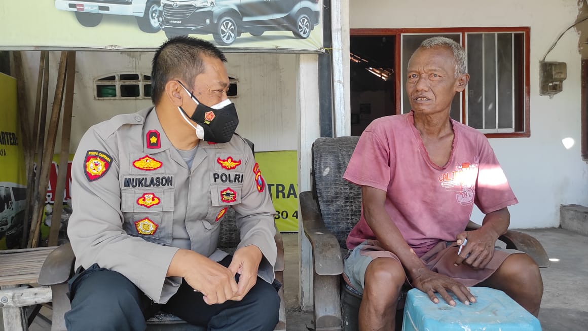 Becak Dicuri, Ponijan Dapat Ganti Dari Kapolsek Mojoroto Kediri