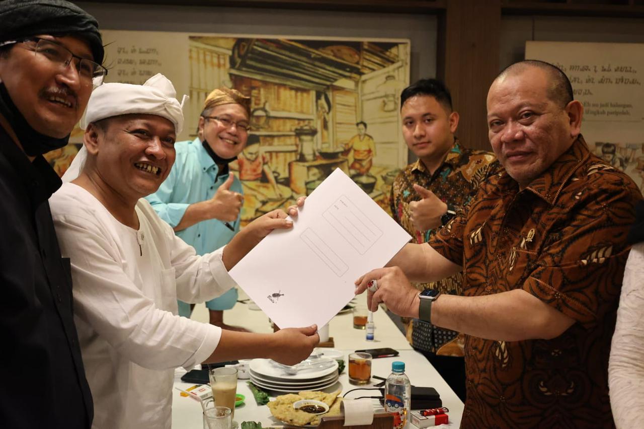 Sampaikan Pernyataan Strategis, LaNyalla Diundang Hadiri Maklumat Sunda