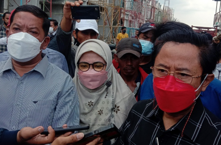 Komisi C DPRD Kota Surabaya Sidak Pembangunan 300 Rumah di Keputih