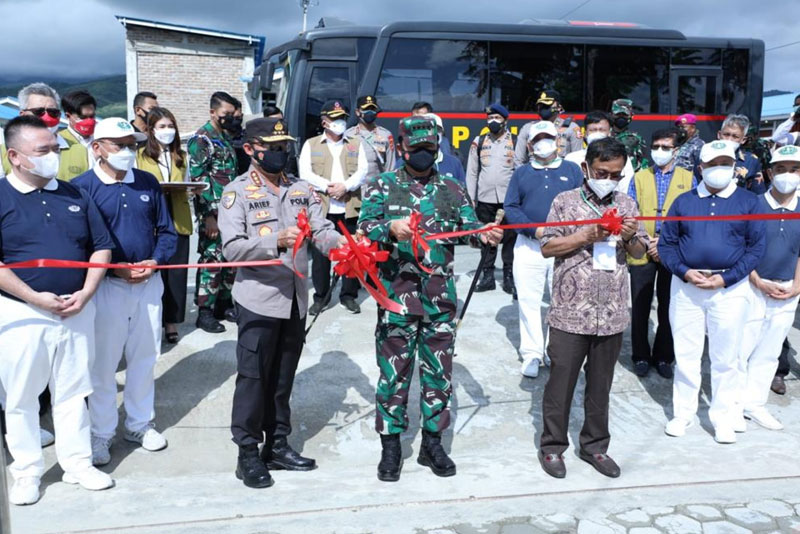  Panglima TNI Resmikan 1.500 Rumah Cinta Kasih dan Sekolah Terpadu di Palu Utara